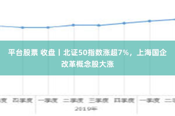 平台股票 收盘丨北证50指数涨超7%，上海国企改革概念股大涨